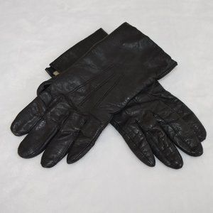 Fownes Genuine Leather Ladies Women Black Size 7.5